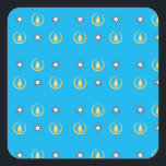 Pegatina Cuadrada Feliz Hanukkah<br><div class="desc">Feliz Hanukkah</div>
