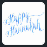 Pegatina Cuadrada Feliz Hanukkah Chanukah HANNUKKAH HANUKA<br><div class="desc">Usa nuestra plantilla, arte, foto, gráfico o ilustracion, luego agrega un nombre, texto, presupuesto o monograma para crear tu propio personalizado o pegatina o etiqueta de scrapbookers monogramados. Haga clic en el botón "Personalizar it!" para hacerlo totalmente personalizado. Estas etiquetas pegatinas son grandes regalos para hombres, mujeres y niños (¡y...</div>