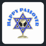 Pegatina Cuadrada Feliz Pascua<br><div class="desc"></div>