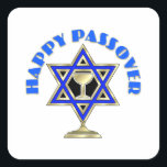 Pegatina Cuadrada Feliz Pascua<br><div class="desc"></div>