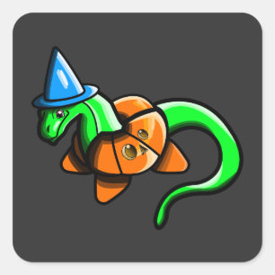 Pegatina Cuadrada ¡Feliz Samhain!