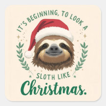 Feliz Slothmas, Stickers