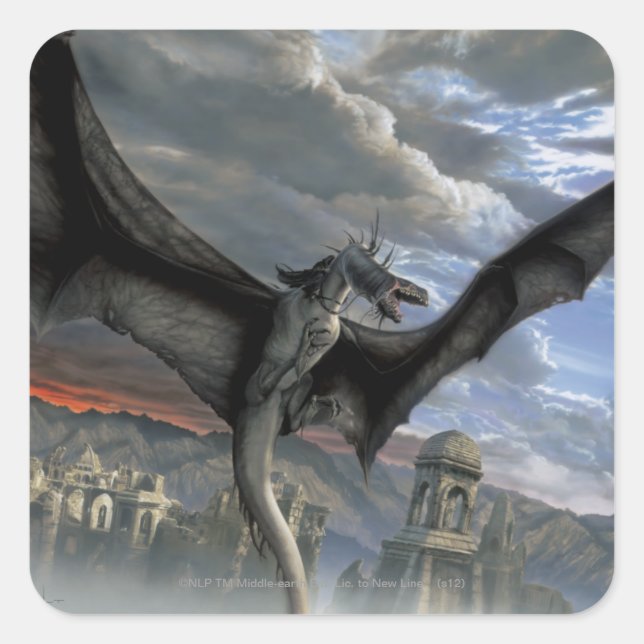 Pegatina Cuadrada Fell Beast (Anverso)