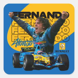 Pegatina Cuadrada Fernando