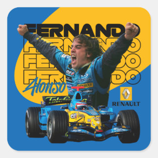 Pegatina Cuadrada Fernando