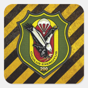 Pegatina Cuadrada Fernspählehrkompanie 200 [FSLK 200]