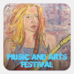 Pegatina Cuadrada Festival de música y arte