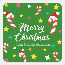 Festividad Patrón de Candy Verde Feliz Navidad