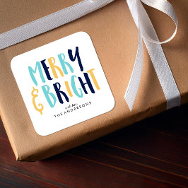 Pegatina Cuadrada Festividades florales y dulces