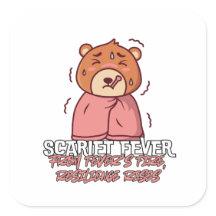 Fiebre escarlata - Del fuego de la fiebre, el aume