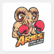 Fierce Aries Ram Boxer "Siempre listo para un desa