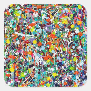 Pegatina Cuadrada Fiesta como si fueran Pegatinas de 1999