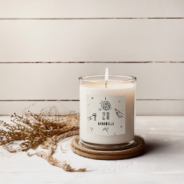 Pegatina Cuadrada fiesta de bebidas de 30 años dibujado a mano