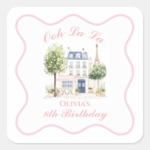 Fiesta de cumpleaños de París Café parisino Té