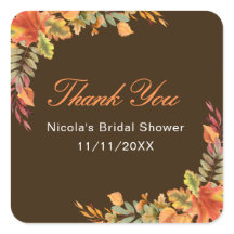 Fiesta de Despedida de Soltera Otoño Rústico Hojas