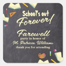 Fiesta de Maestros Retirados de Chalkboard