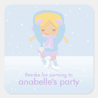 Fiesta de patinaje sobre hielo