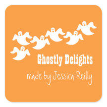 Fiesta fantasma Halloween Pegatinas de última hora