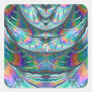 Pegatina Cuadrada FIFI ~ Shades Glossy PASTEL 3D ~