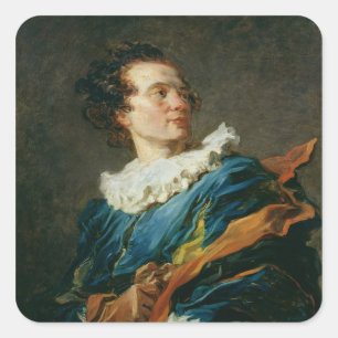 Pegatina Cuadrada Figura de la fantasía