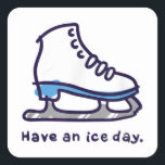 Pegatina Cuadrada Figure Skating Gifts For Girls Women Men Ice Skate<br><div class="desc">Hope you like it</div>