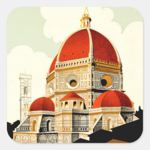 Pegatina Cuadrada Firenze