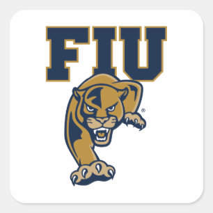 Pegatina Cuadrada FIU Panthers