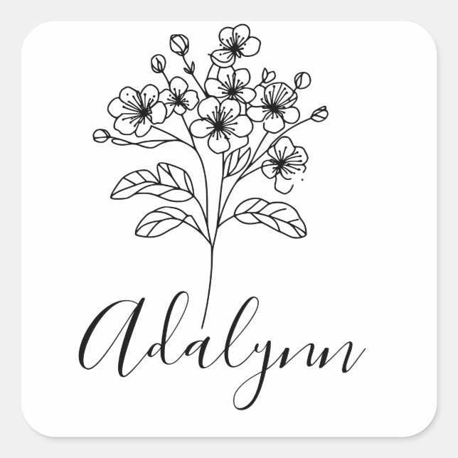 Pegatina Cuadrada Fleece Blanket (Anverso)