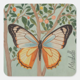 Pegatina Cuadrada Flexibilidad fluida Personalizada