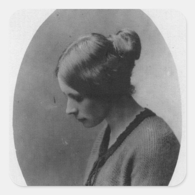 Pegatina Cuadrada Flora Thompson (Anverso)