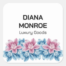 Floral moderno elegante blanco