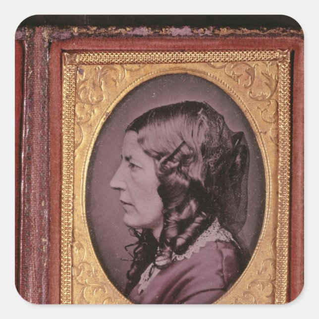 Pegatina Cuadrada Florence Nightingale (Anverso)