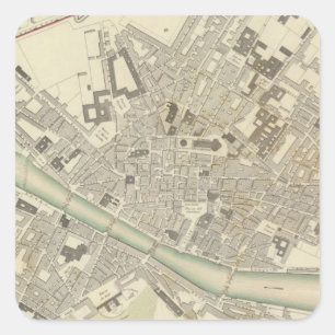 Pegatina Cuadrada Florencia Firenze