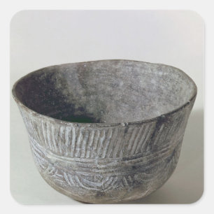 Pegatina Cuadrada Florero, de Fontbouisse, 2300-1700 A.C.