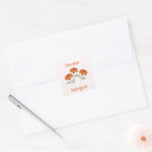 Flores de Marigold Adorables Octubre
