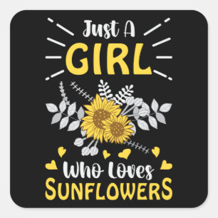 Pegatina Cuadrada Flores floristas Flores Plantas de jardinería rega