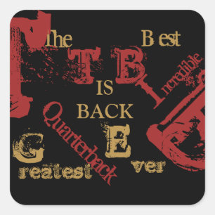 PEGATINA CUADRADA FLORIDA