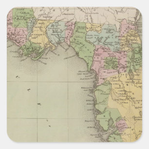 Pegatina Cuadrada Florida 7