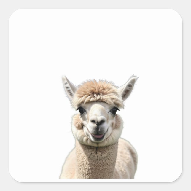 Pegatina Cuadrada Fluff & Friendship (Anverso)