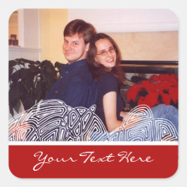 Pegatina Cuadrada Flurry