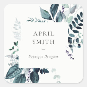 Pegatina Cuadrada Foliage Foliage Fern