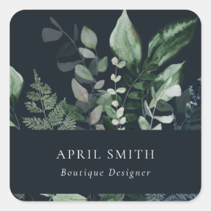Pegatina Cuadrada Foliage Foliage Fern