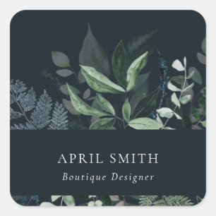 Pegatina Cuadrada Foliage Foliage Fern