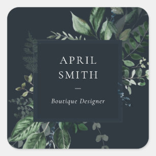 Pegatina Cuadrada Foliage Foliage Fern