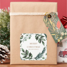 Follaje Navideño de Invierno Feliz Navidad