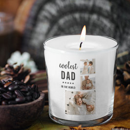 Pegatina Cuadrada Foto de colección moderna Regalo del Día de los Pa