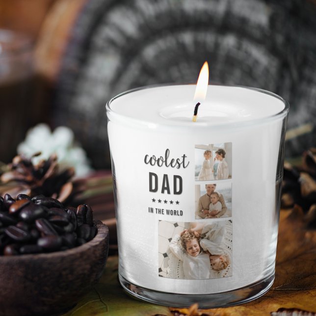 Pegatina Cuadrada Foto de colección moderna Regalo del Día de los Pa (Subido por el creador)