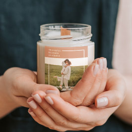 Pegatina Cuadrada Foto de Familia Moderna | Agradecido Bendito Agrad