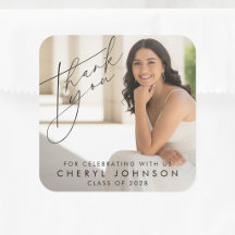 Foto de graduación personalizada Gracias
