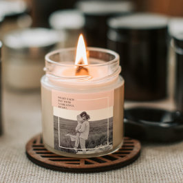 Pegatina Cuadrada Foto moderna Pastel de regalo de la familia rosa